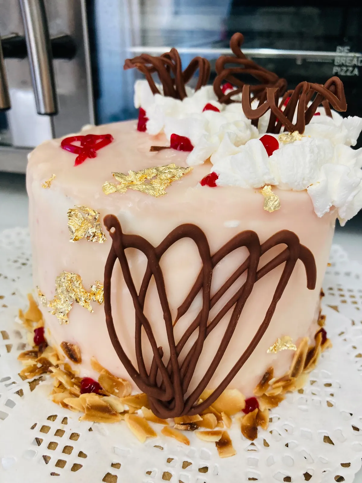  tarta de ganache de chocolate blanco 
